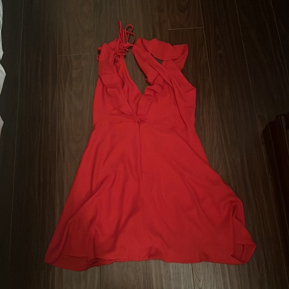 Altrd State Red Ruffle Dress - Picture 3 of 3